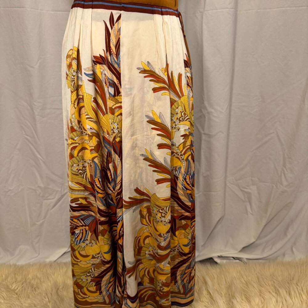 Zara Silk Wide Leg Pants - Picture 2 of 6